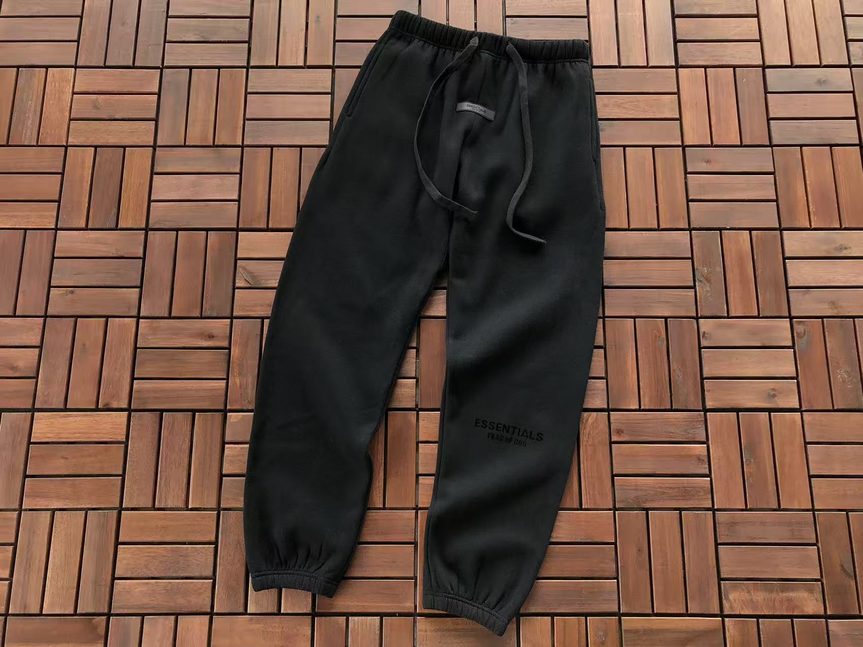 Black Essential Pants