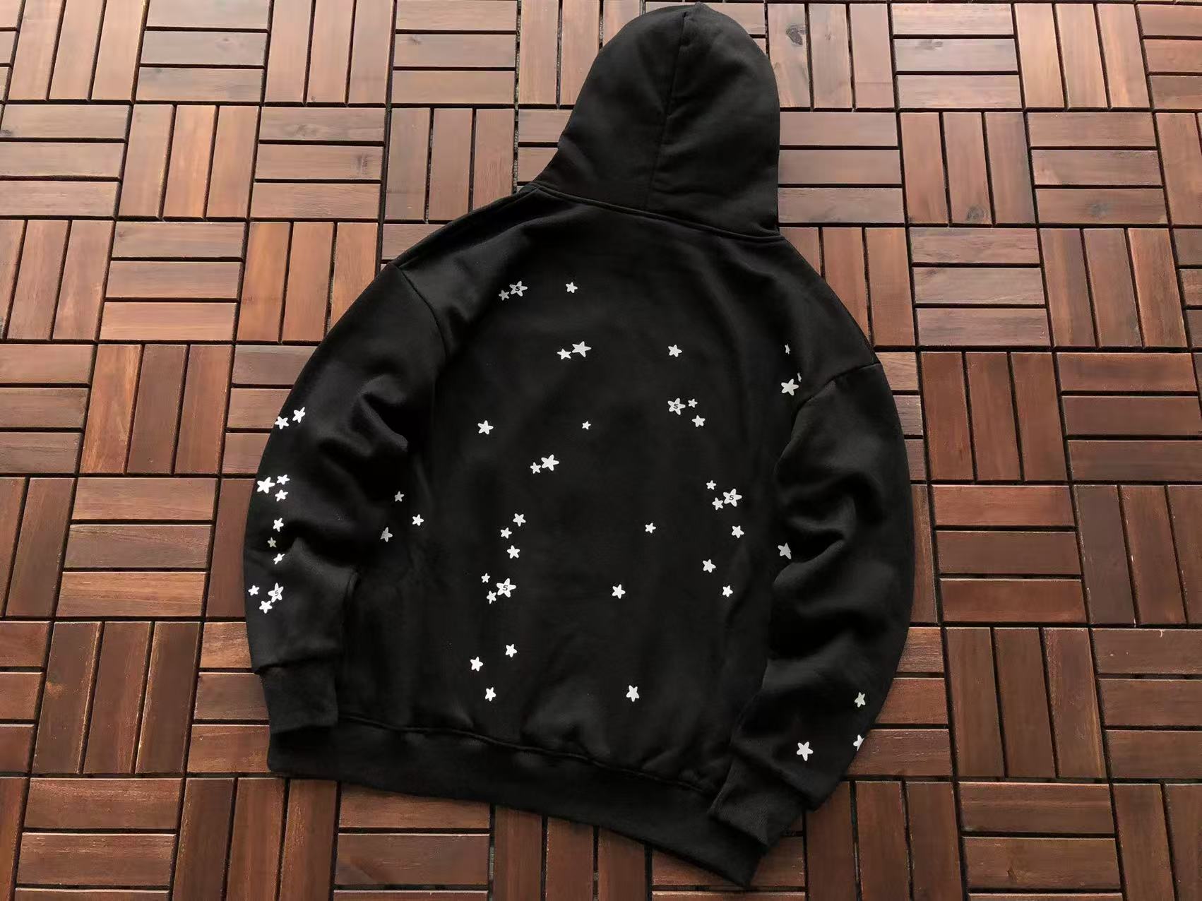 Black and Yellow Jeffery Web Hoodie