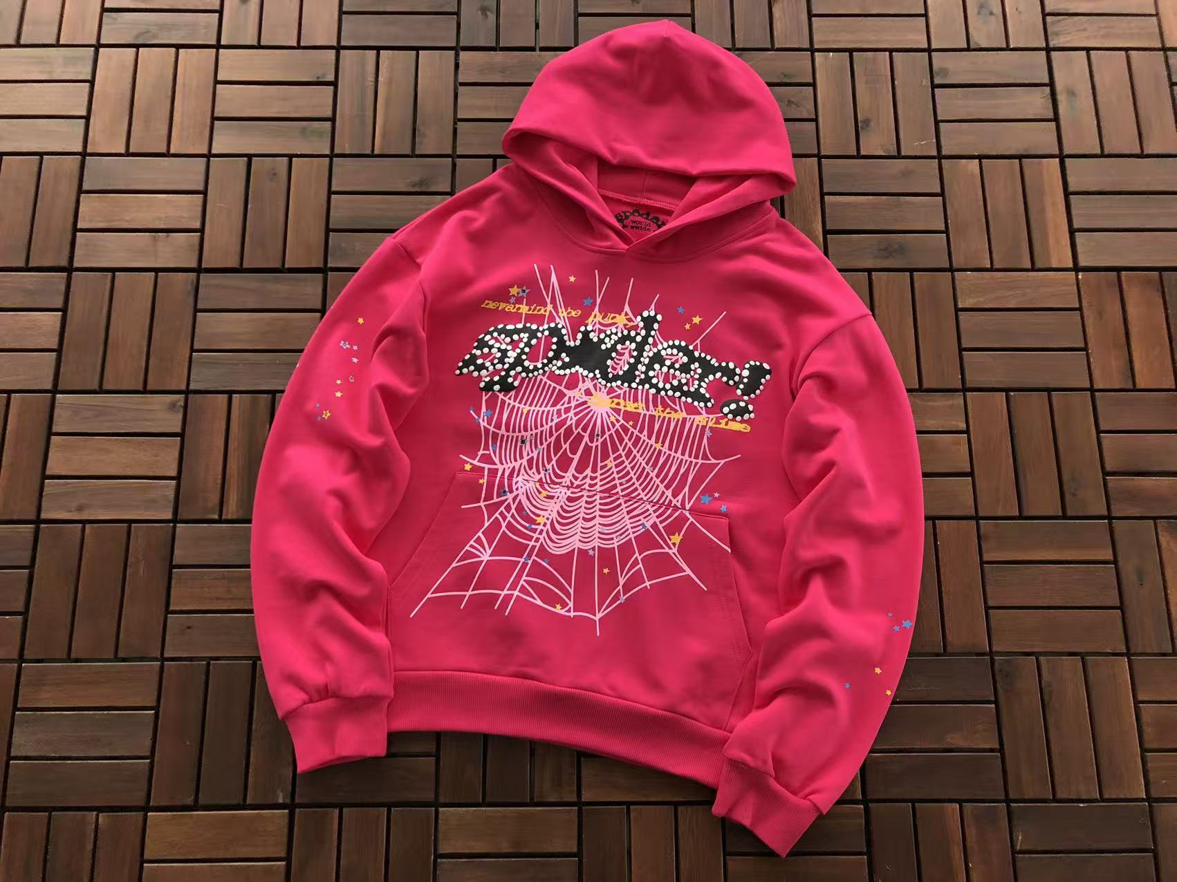 Pink V2 Web Hoodie