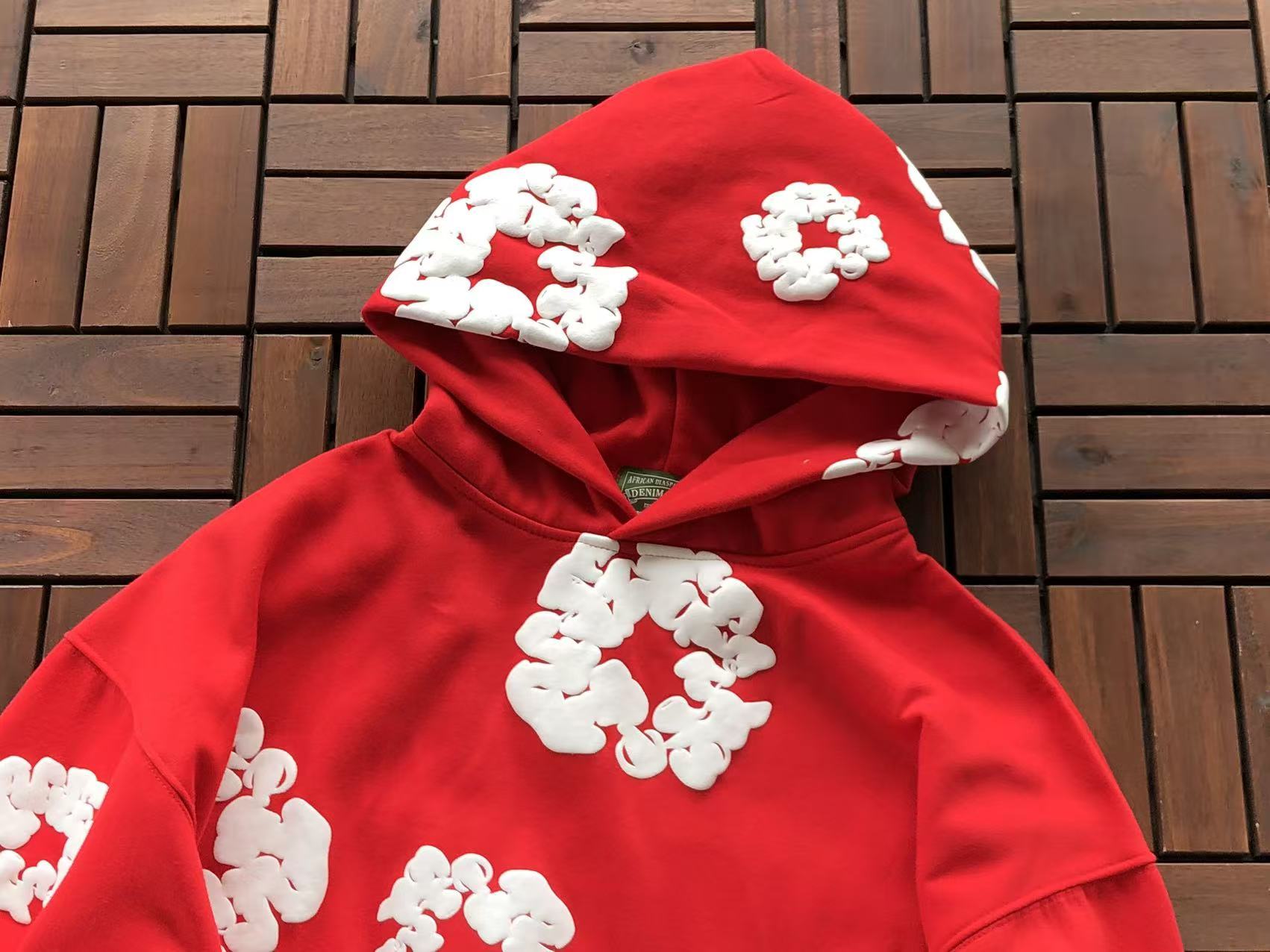 Red Wreath Tear Hoodie