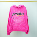 PINK WEB HOODIE