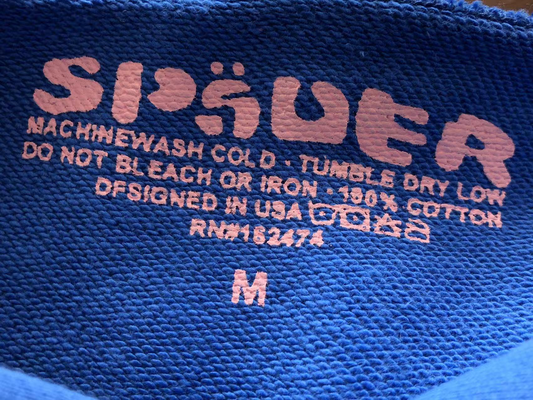 Blue and Pink Web Hoodie