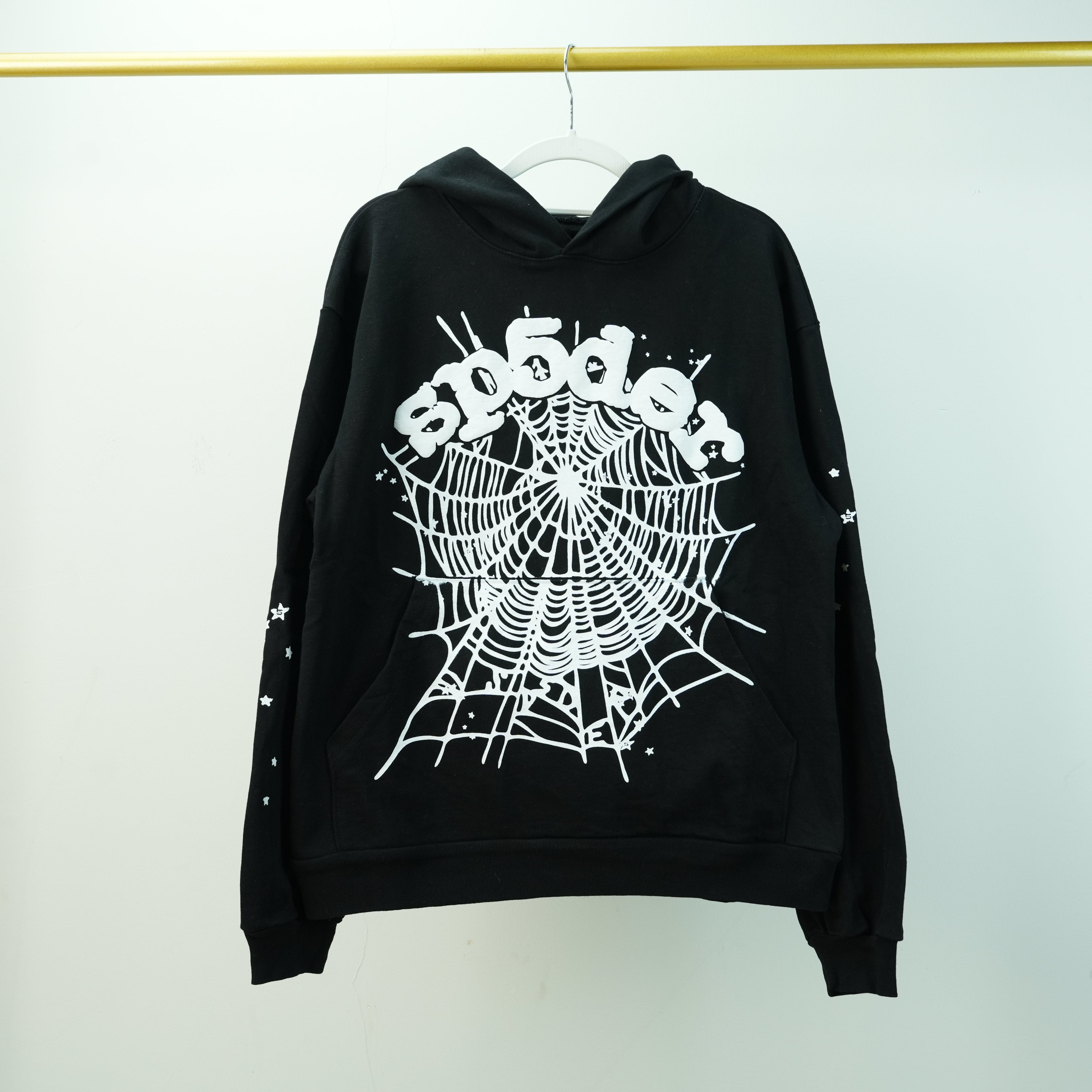 BLACK AND WHITE WEB HOODIE