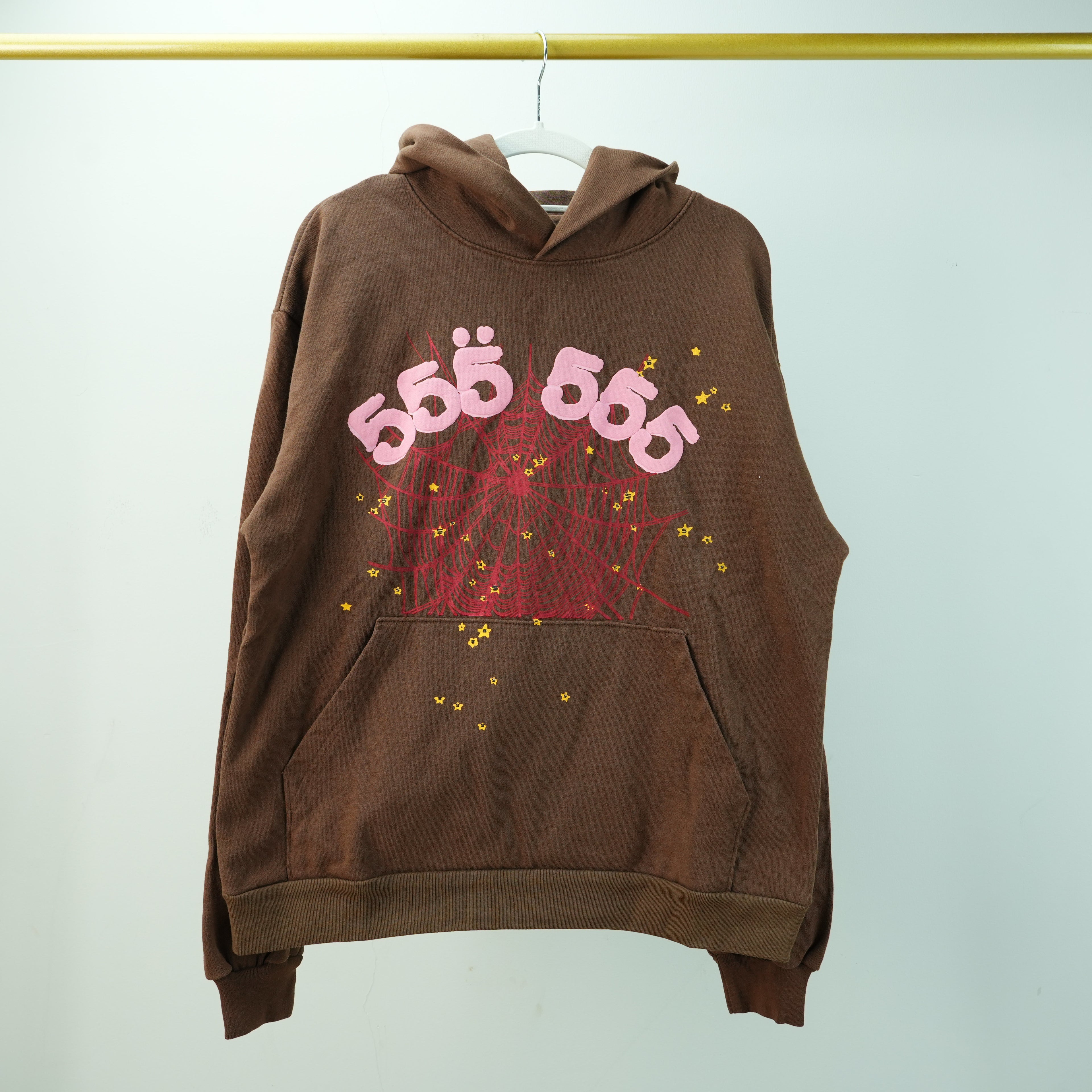 PINK BROWN 2 WEB HOODIE