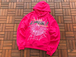 Pink V1 Web Hoodie