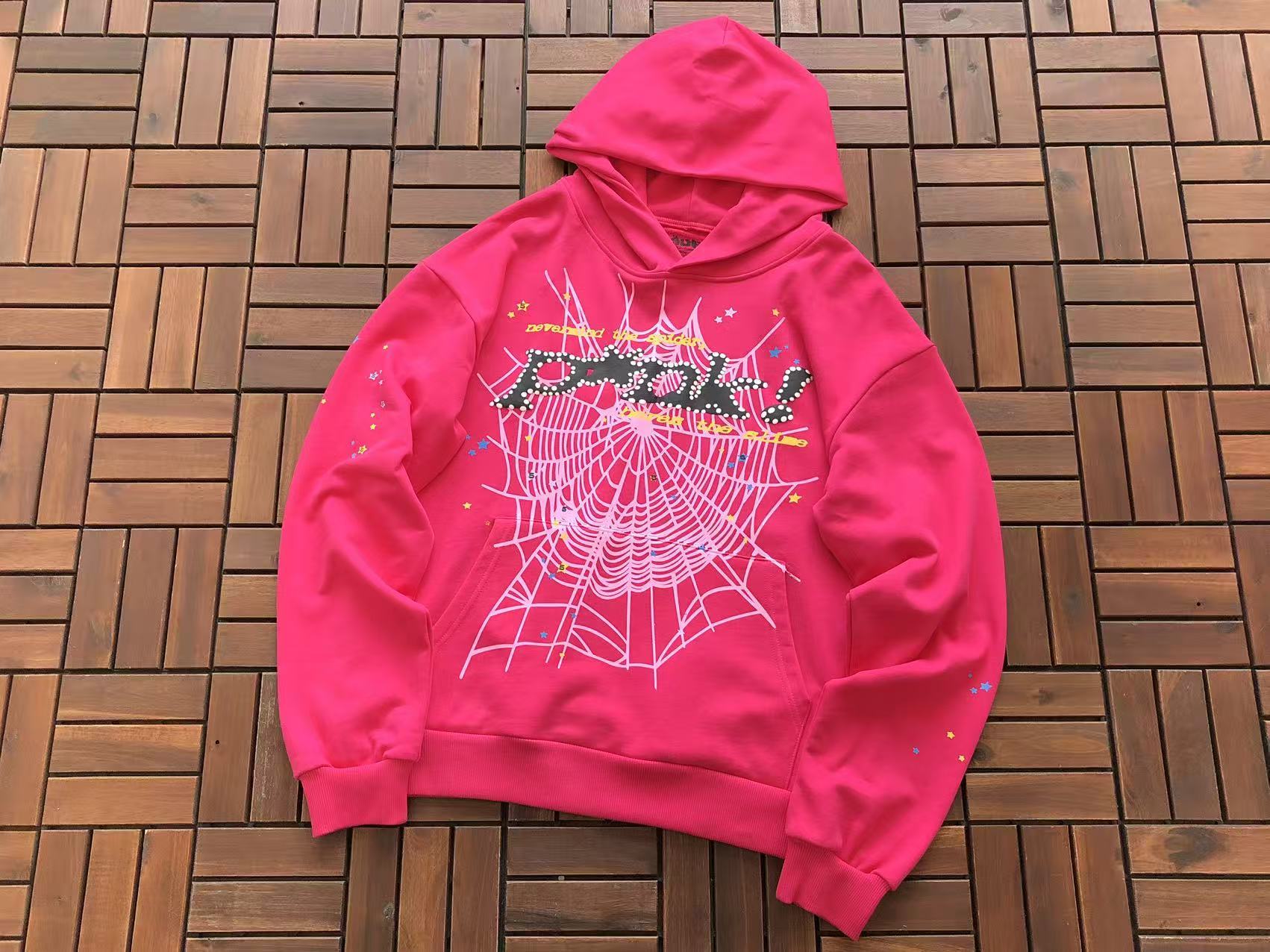 Pink V1 Web Hoodie