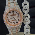 AP ICED OUT WATCH (BRONZE CHINESE NUMBERS)