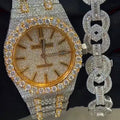 AP ICED OUT WATCH (GOLD 2)