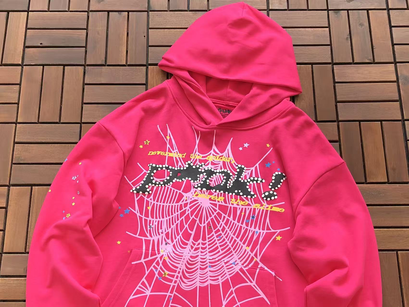 Pink V1 Web Hoodie