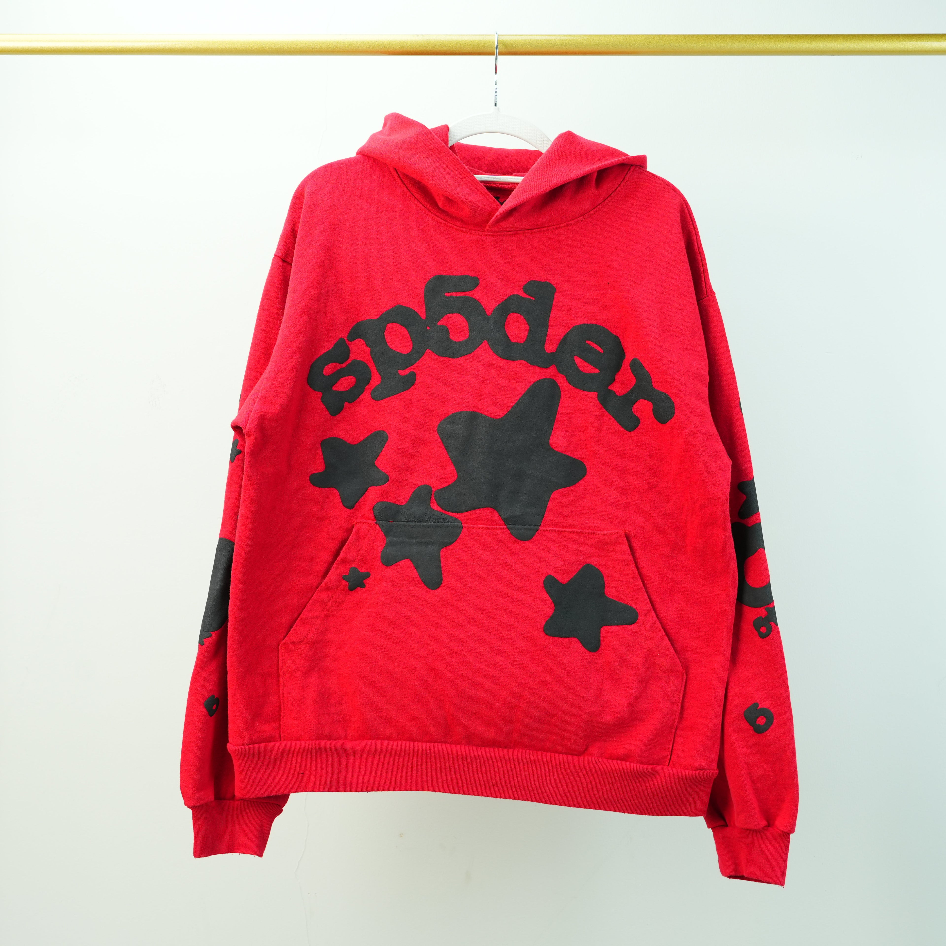 RED WEB HOODIE