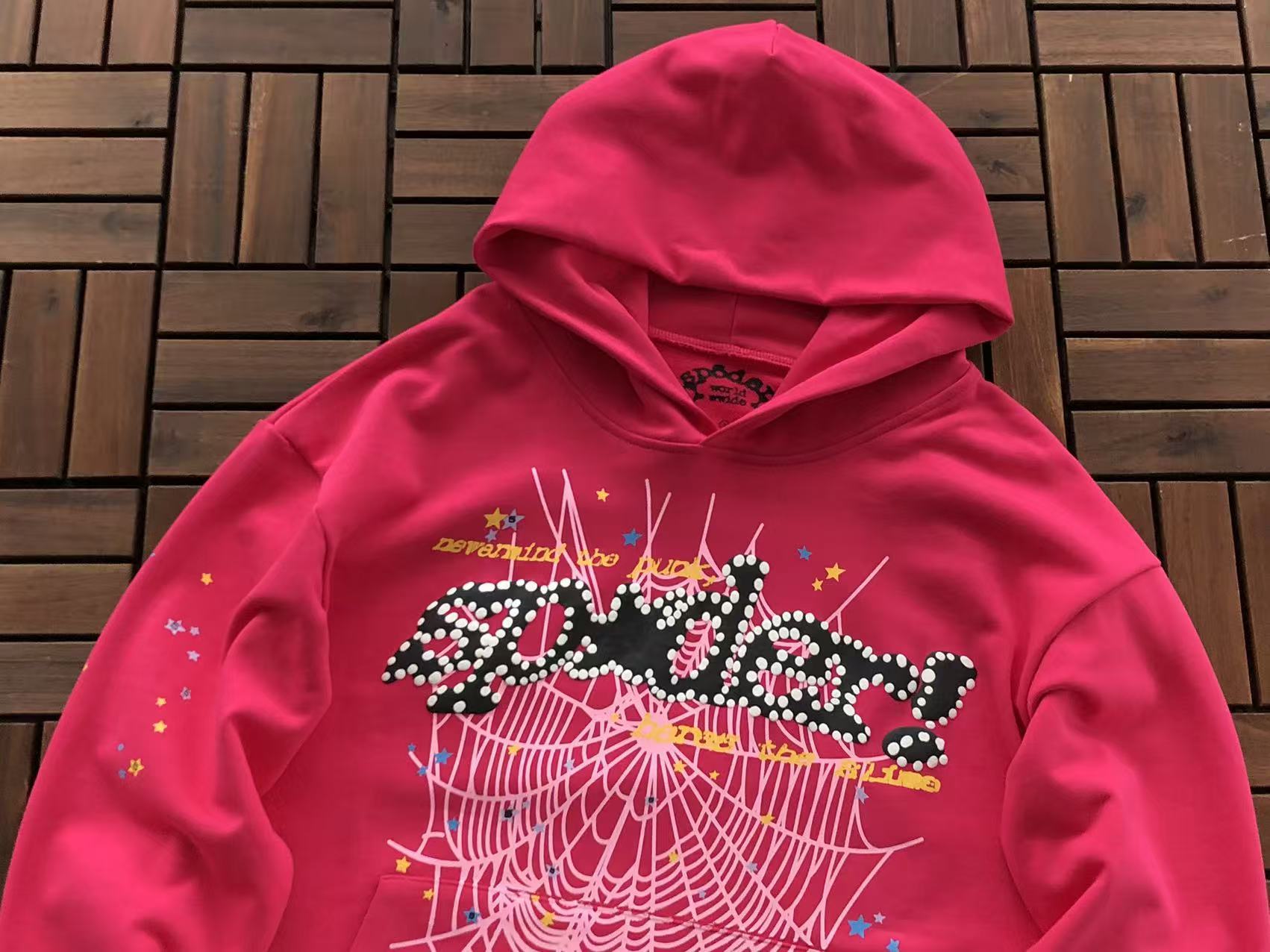 Pink V2 Web Hoodie