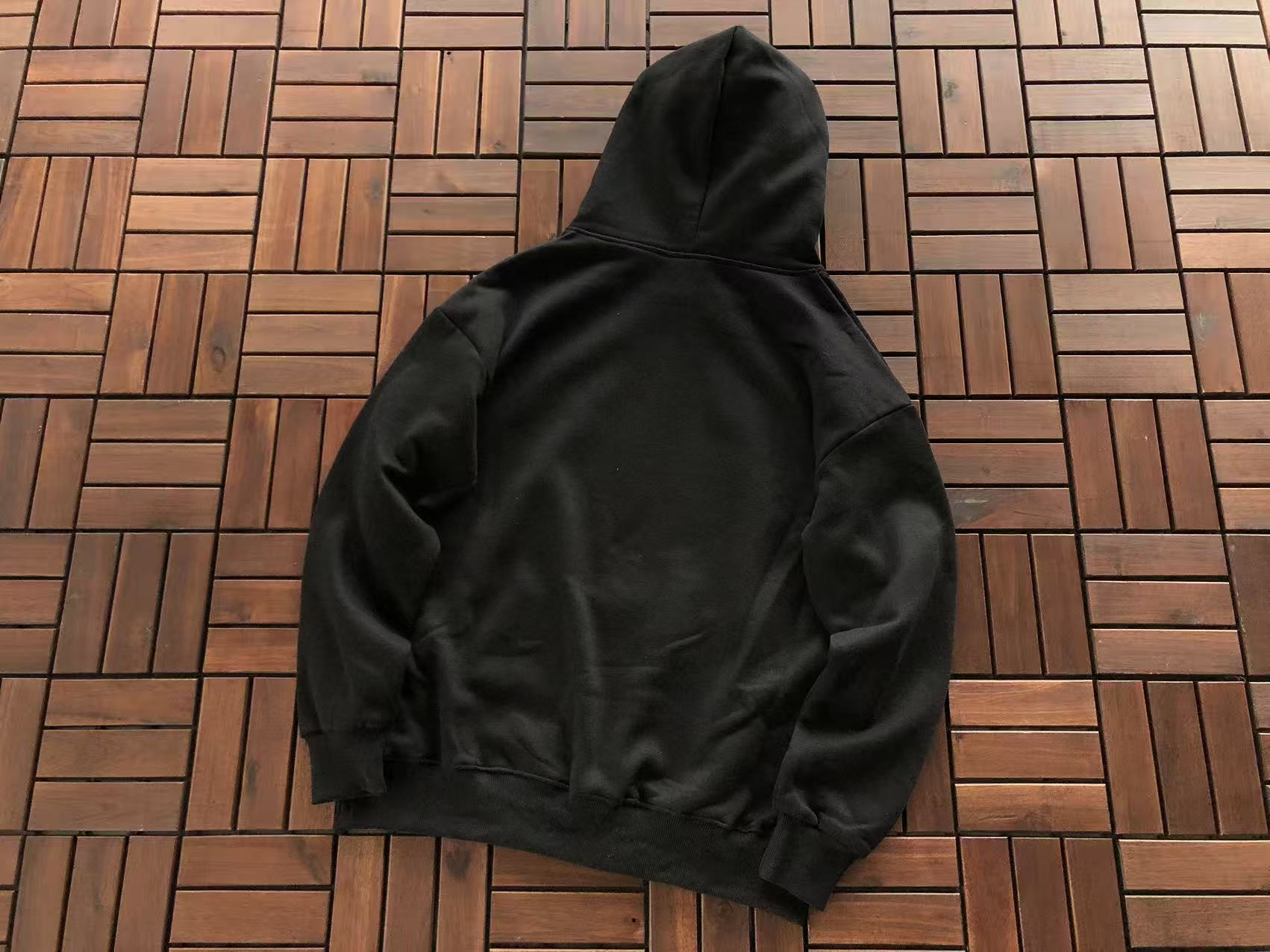 Black and Purple Web Hoodie