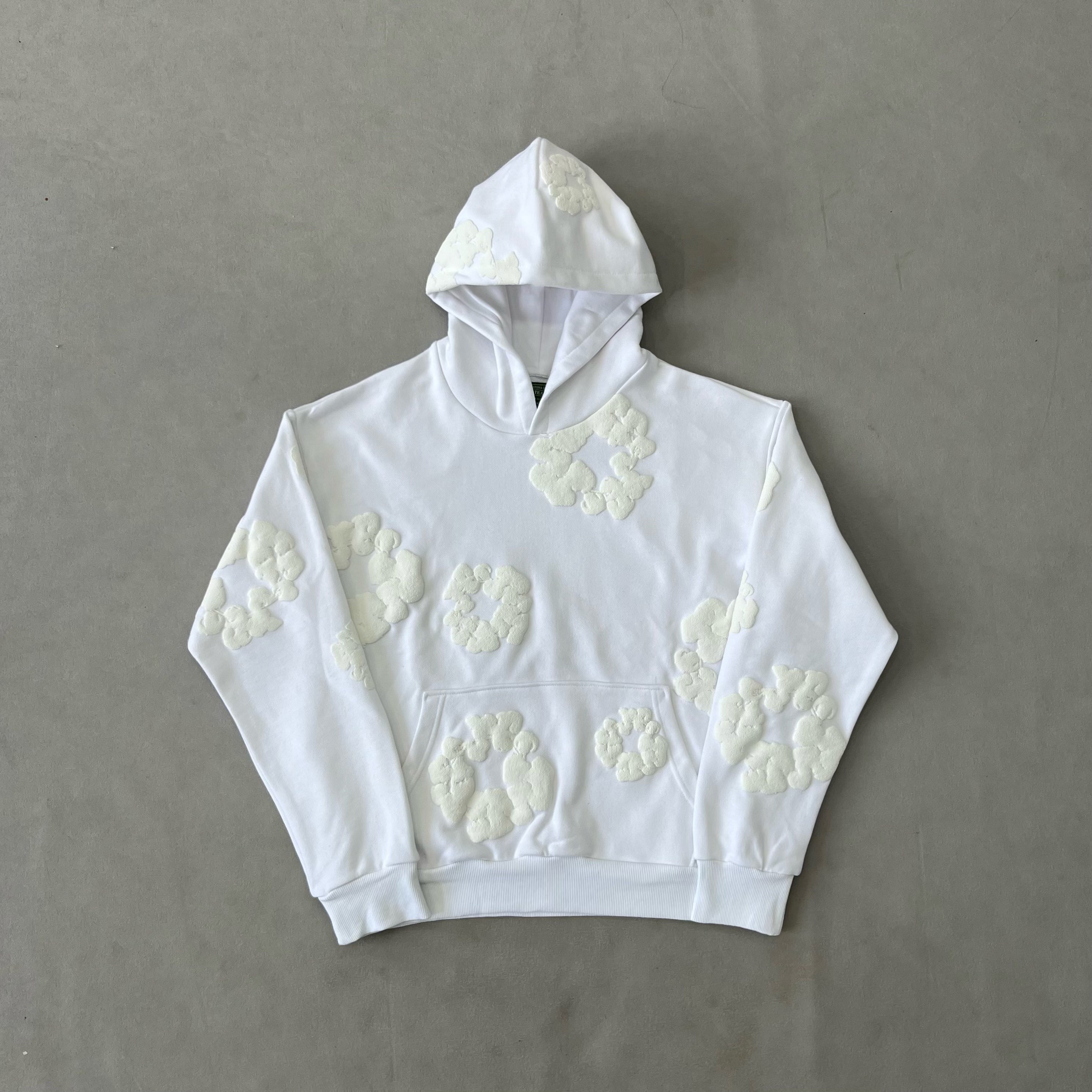 WHITE WREATH HOODIE