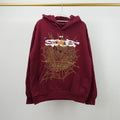 MAROON WEB HOODIE