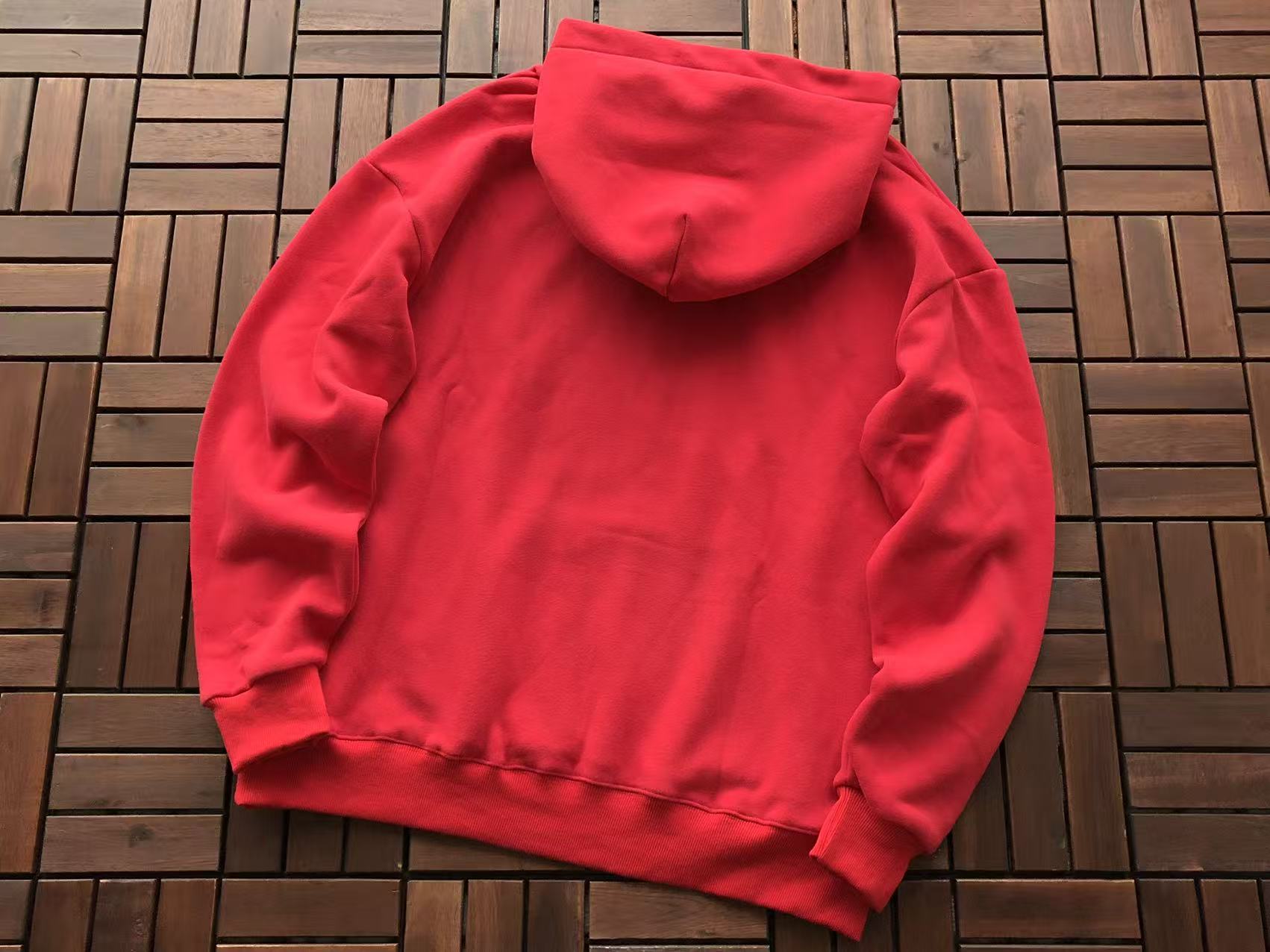Red and Yellow Web Hoodie