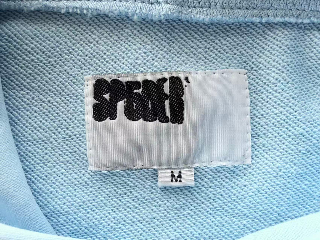 Light Blue Web Hoodie