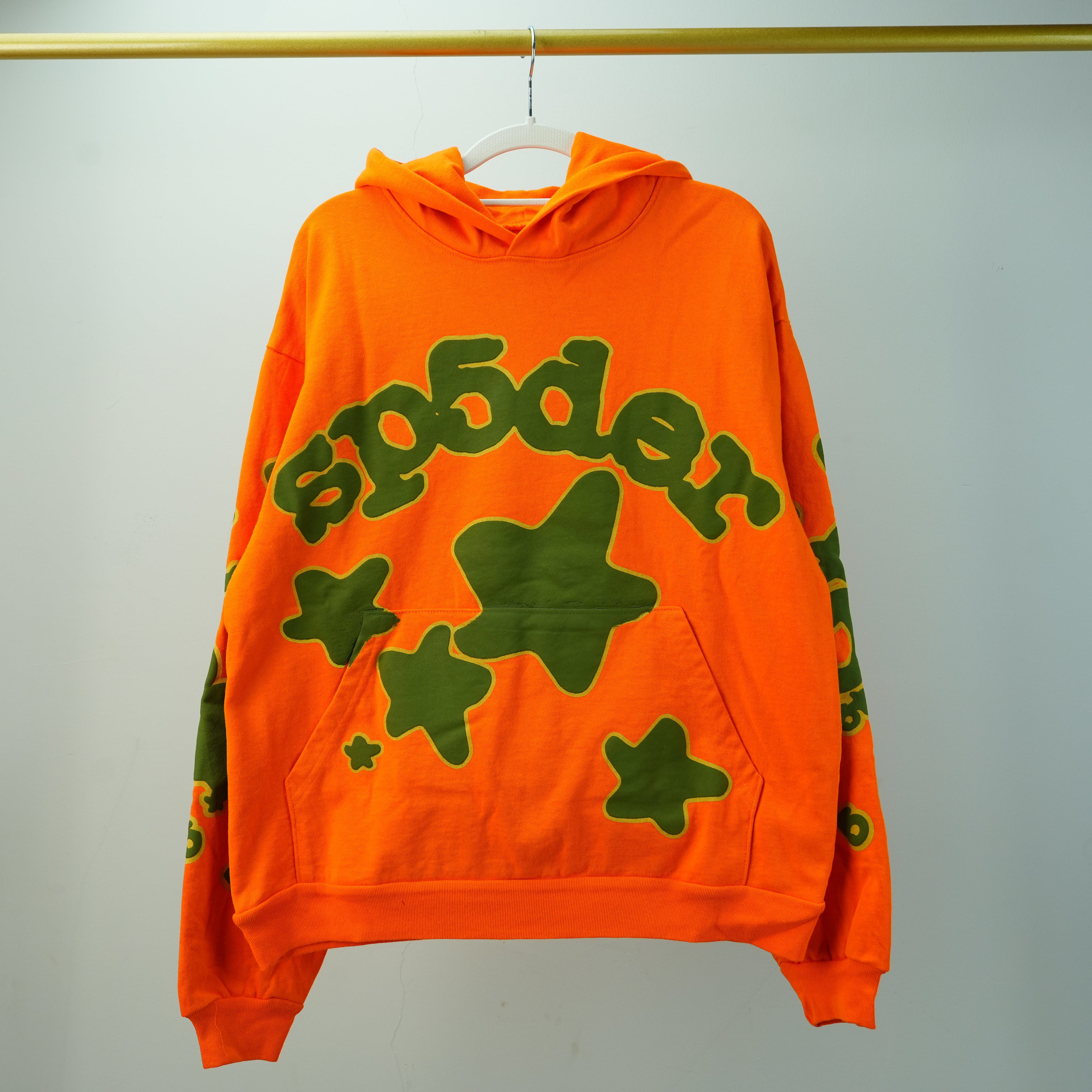 ORANGE WEB HOODIE