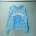 LIGHT BLUE WEB HOODIE