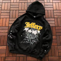 Black and Yellow Jeffery Web Hoodie