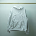 WHITE WEB HOODIE