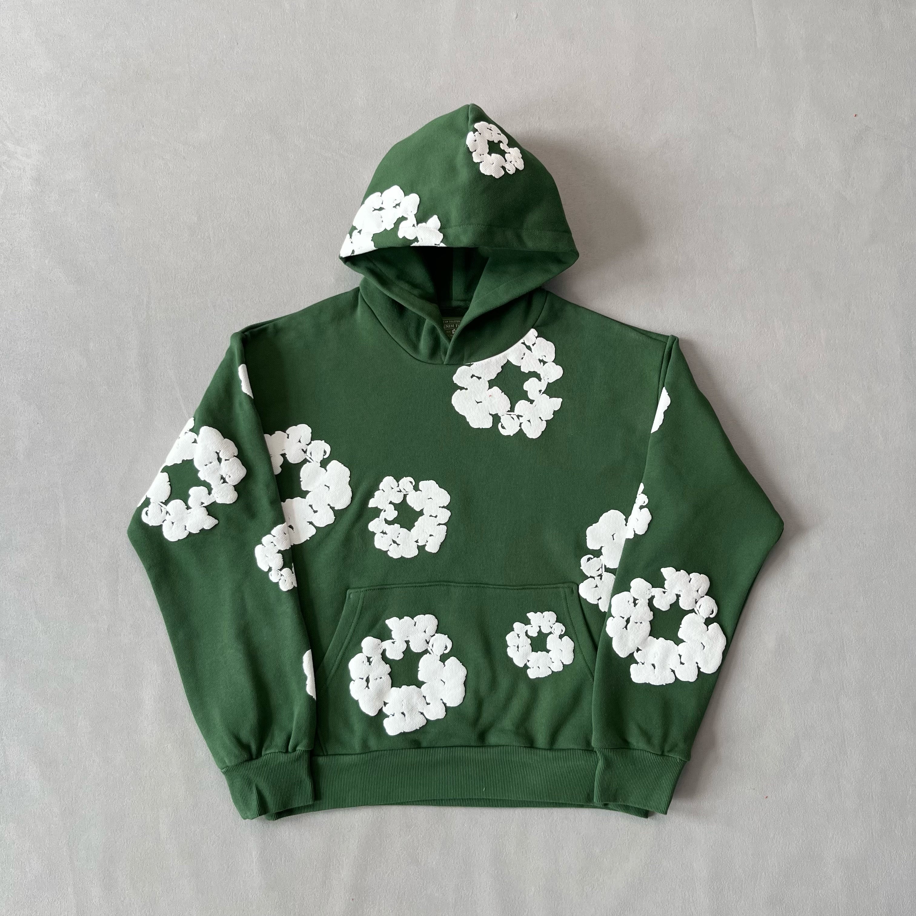 GREEN WREATH HOODIE