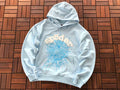 Light Blue Web Hoodie