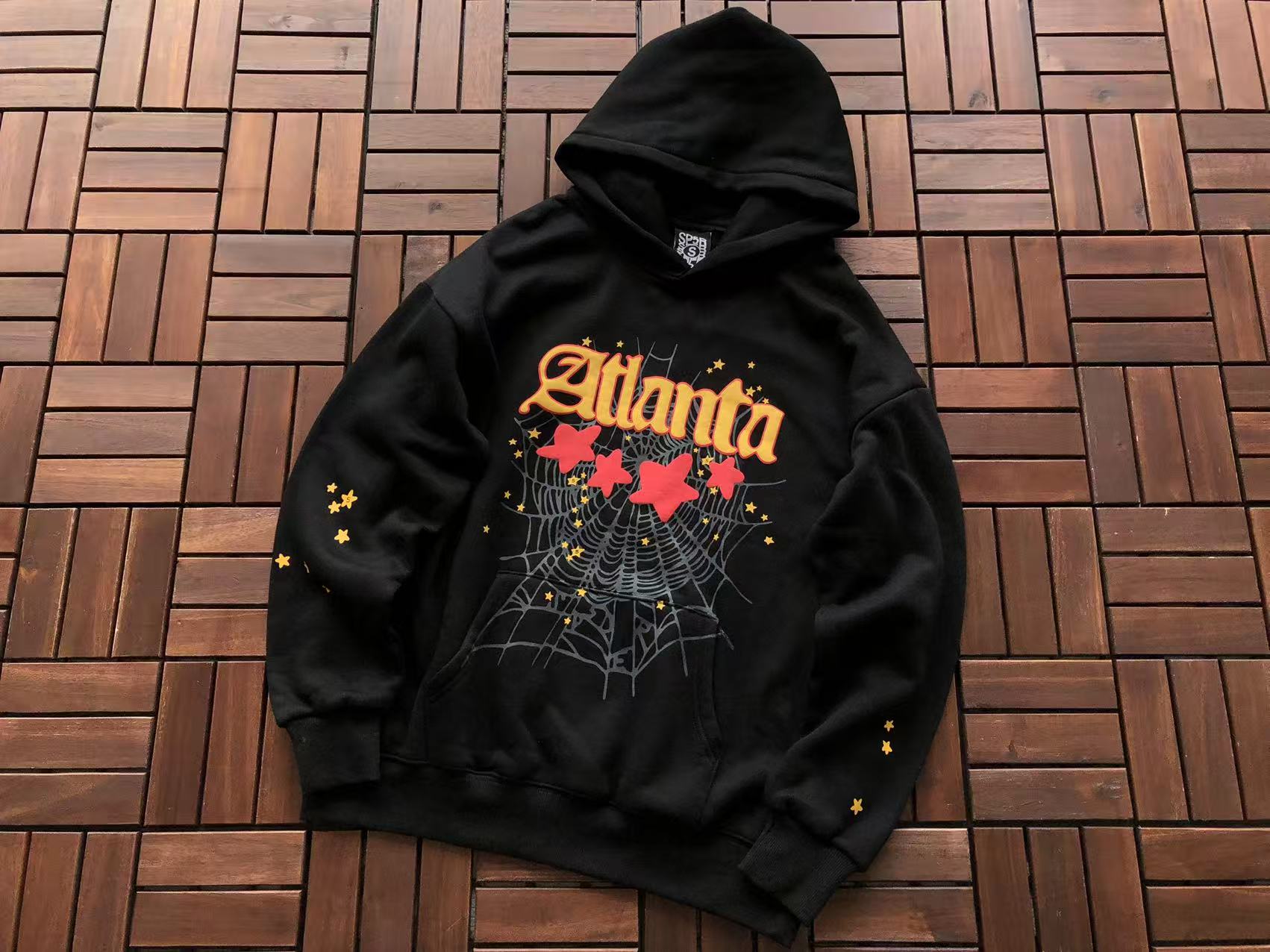Black and Red ATL Web Hoodie